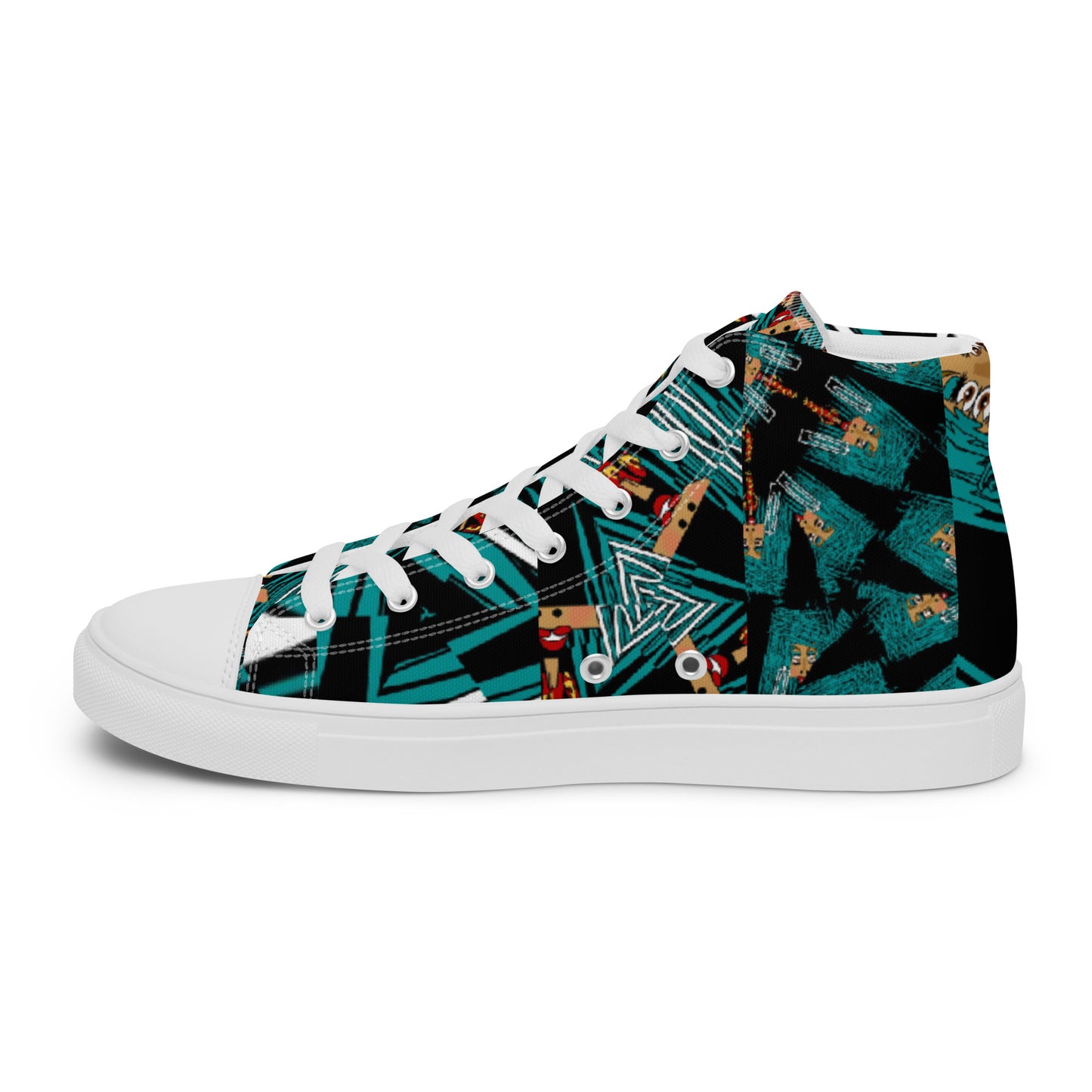 Women’s high top canvas shoes