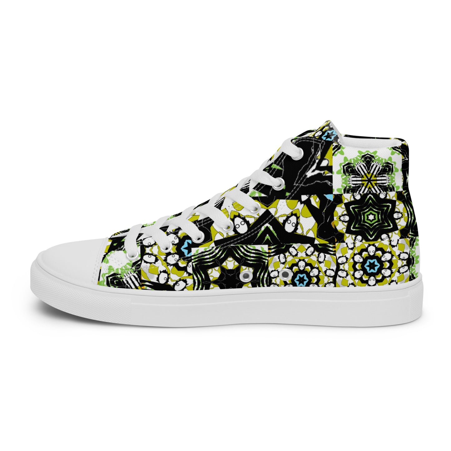 Women’s high top canvas shoes