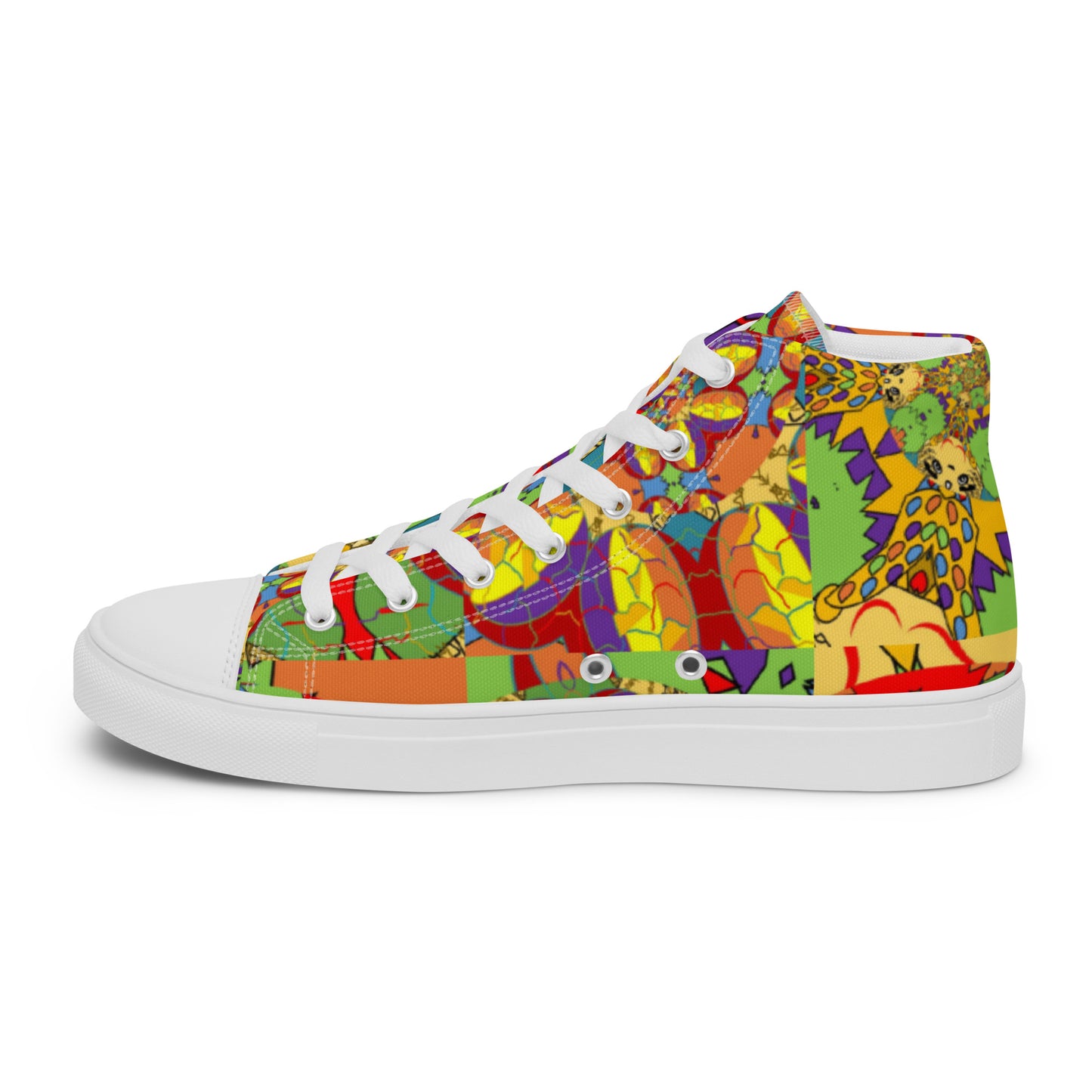 Women’s high top canvas shoes