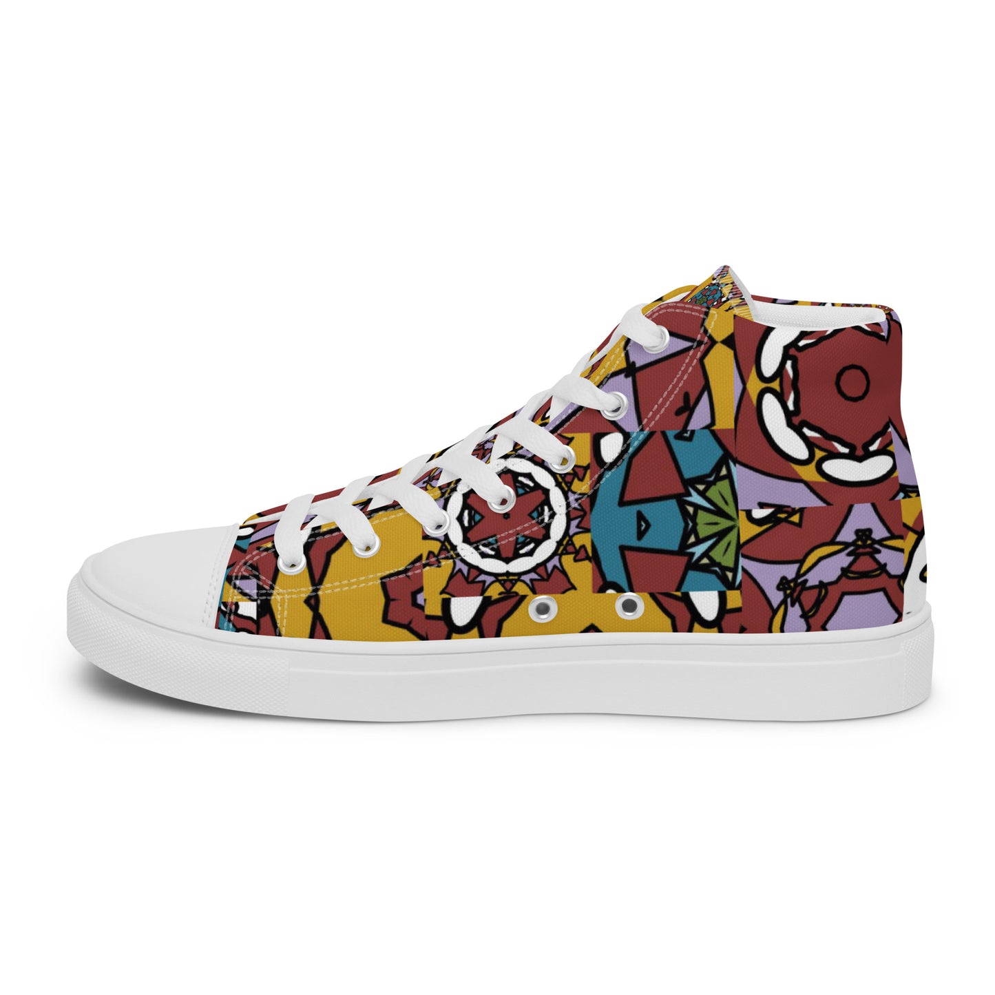 Women’s high top canvas shoes