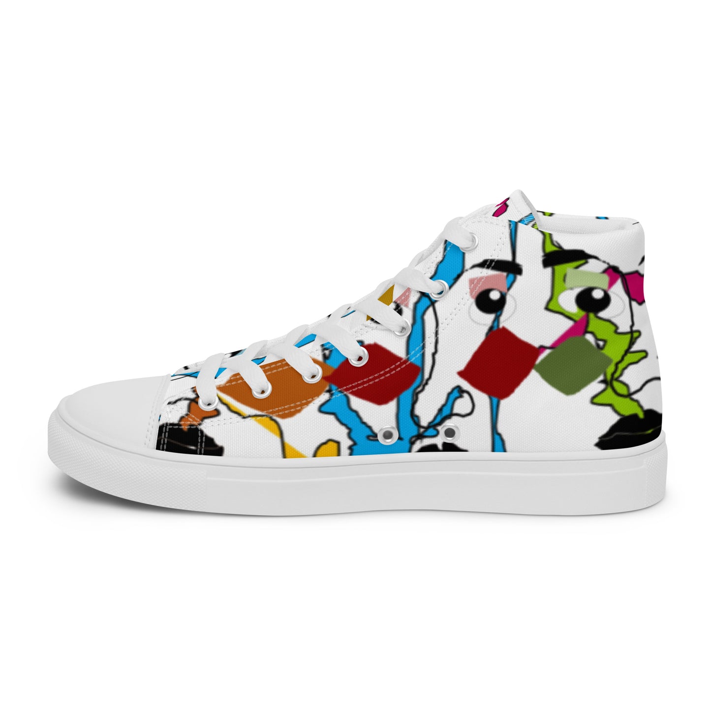 Women’s high top canvas shoes