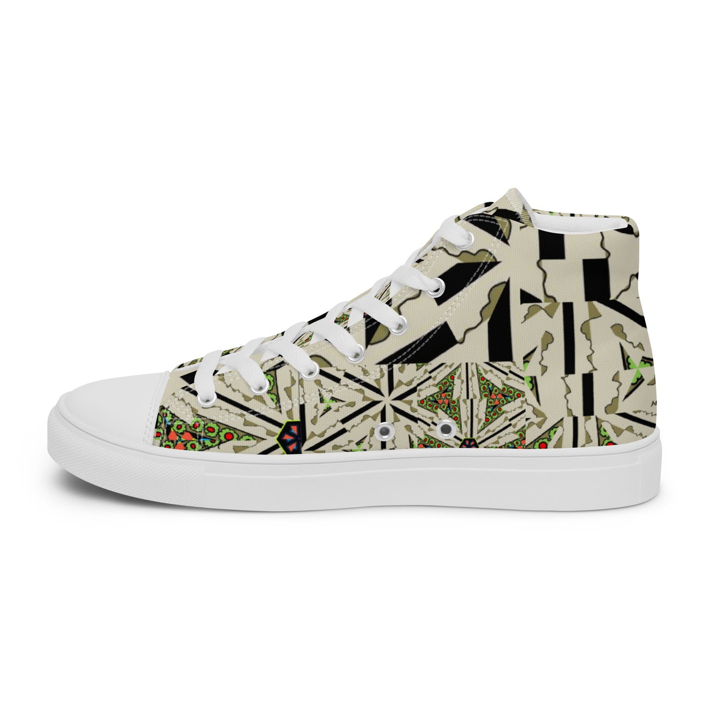 Women’s high top canvas shoes