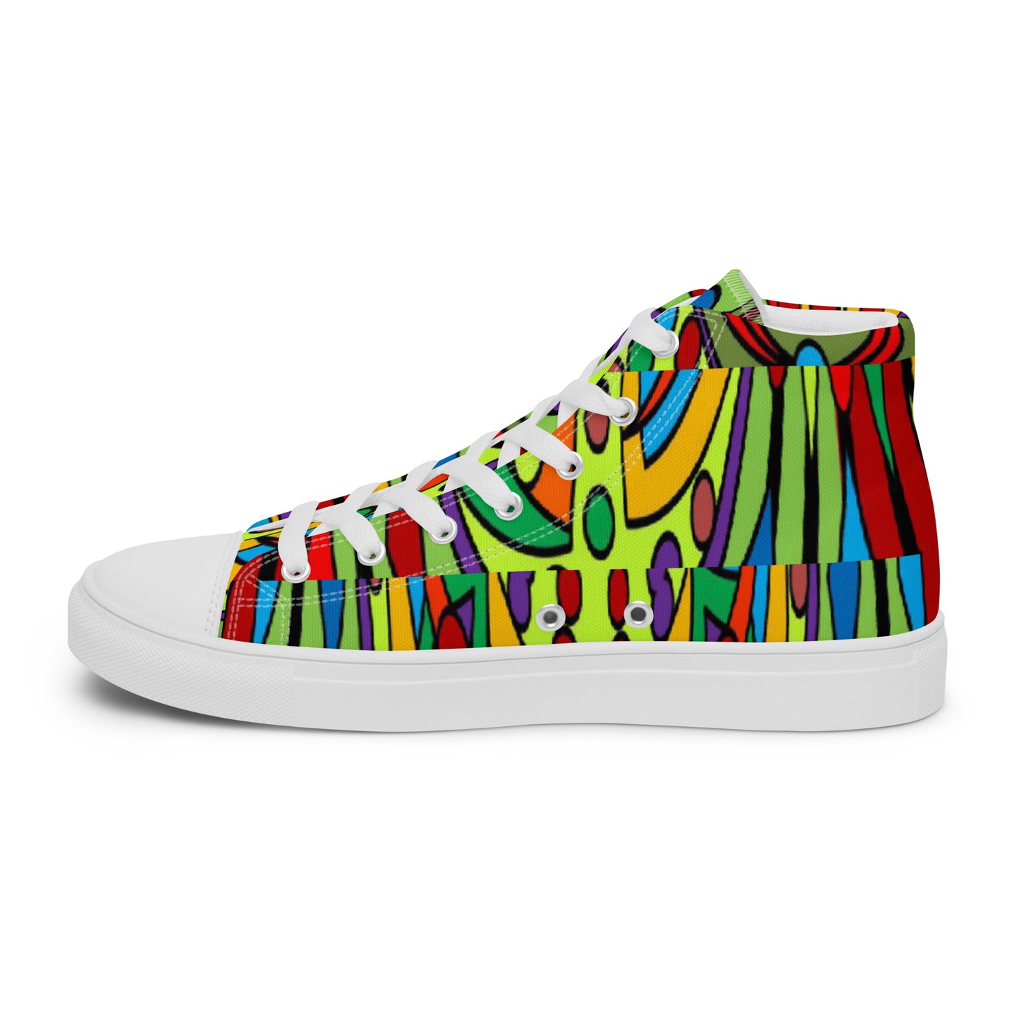 Women’s high top canvas shoes