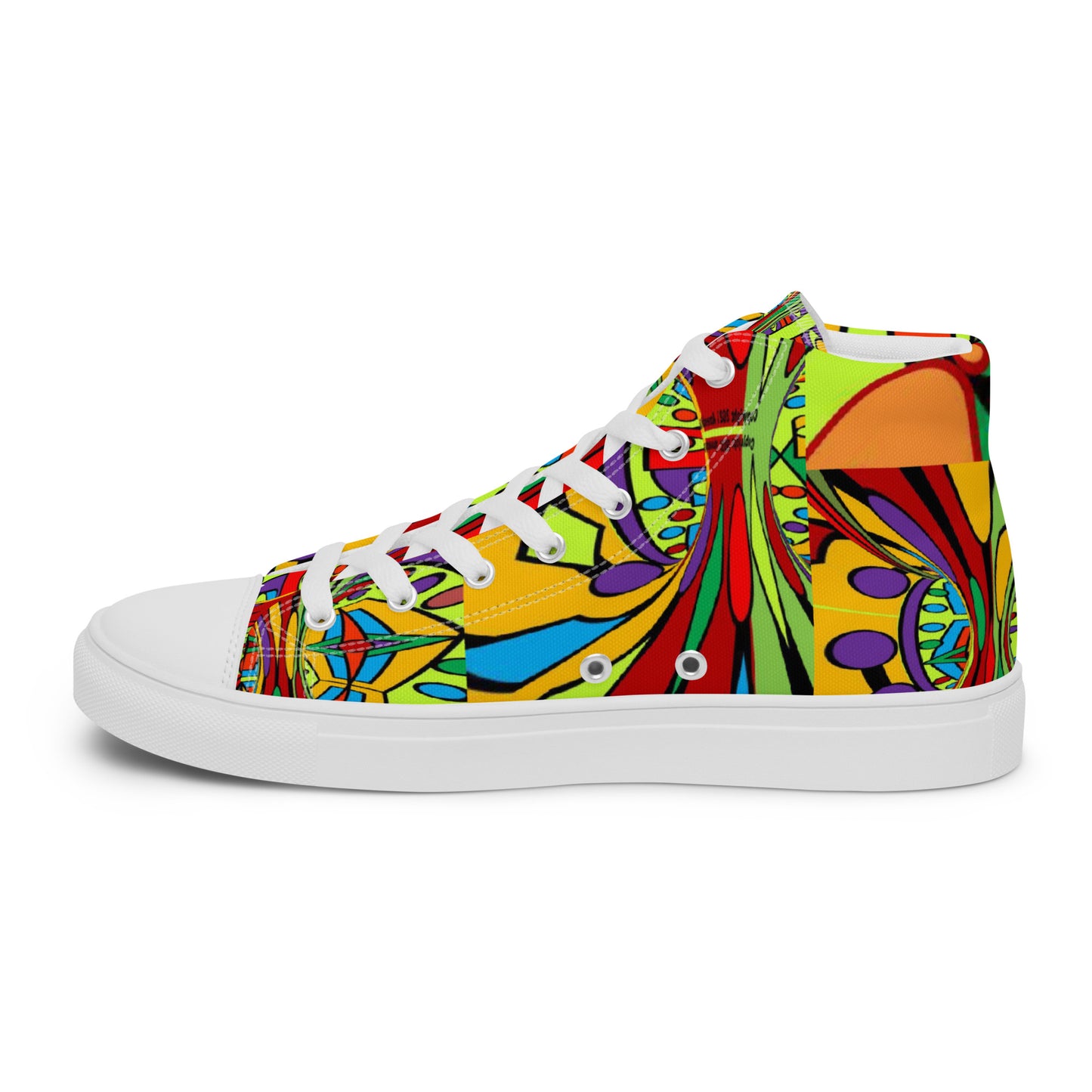 Women’s high top canvas shoes