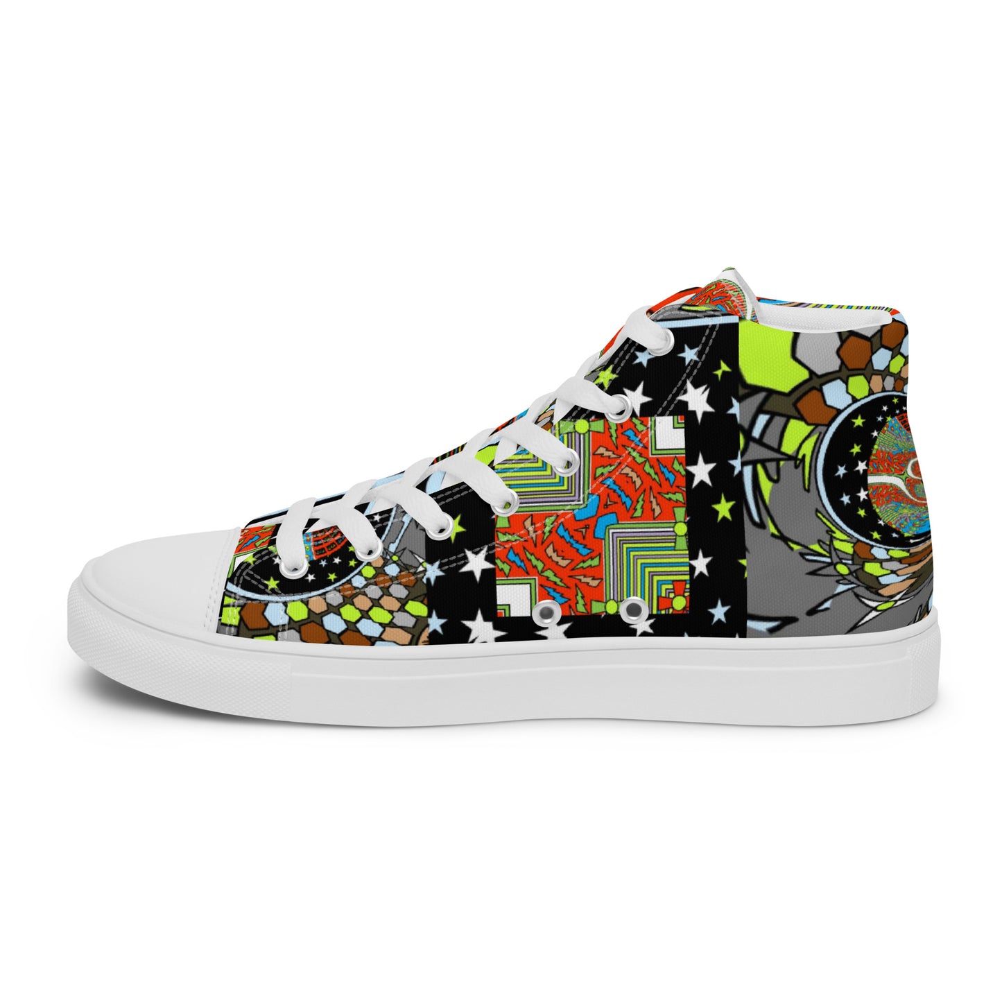 Women’s high top canvas shoes