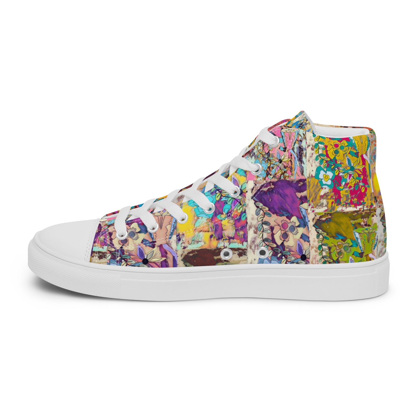 Women’s high top canvas shoes