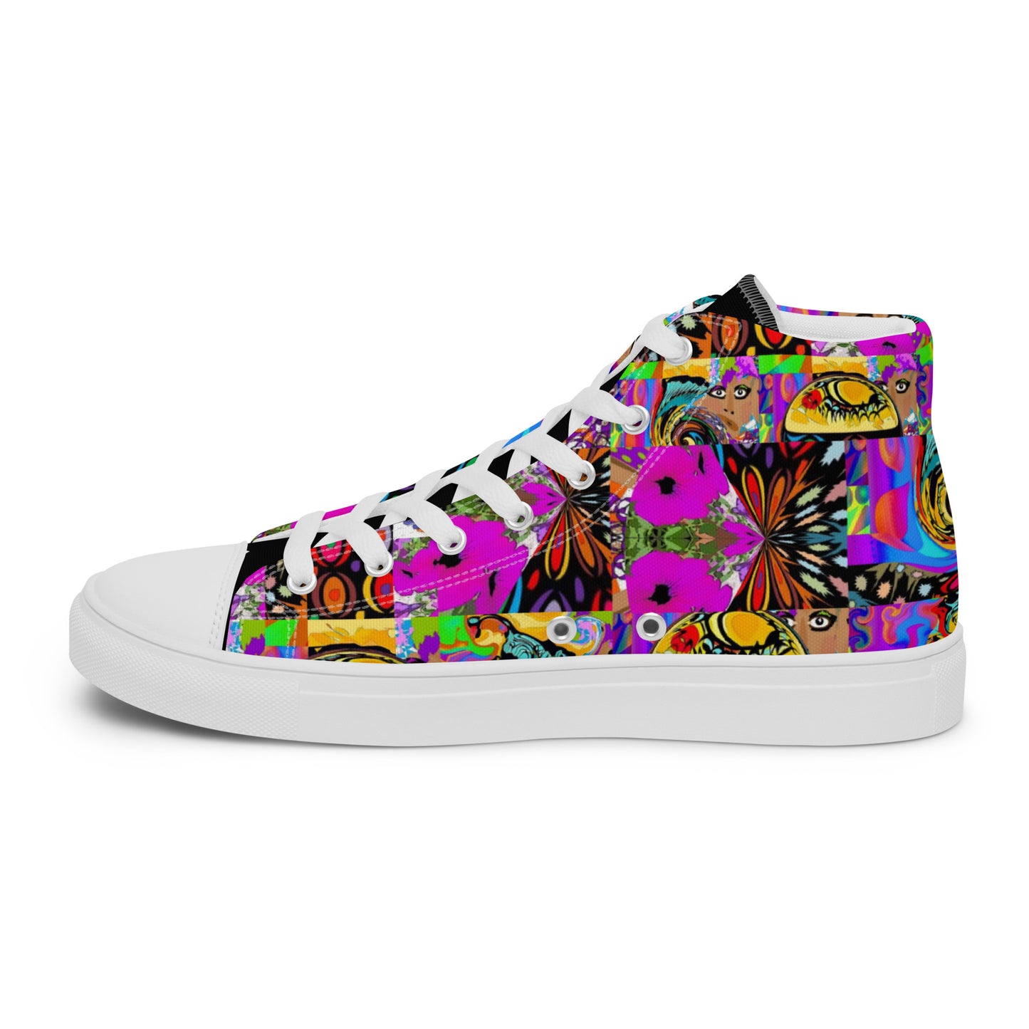 Women’s high top canvas shoes