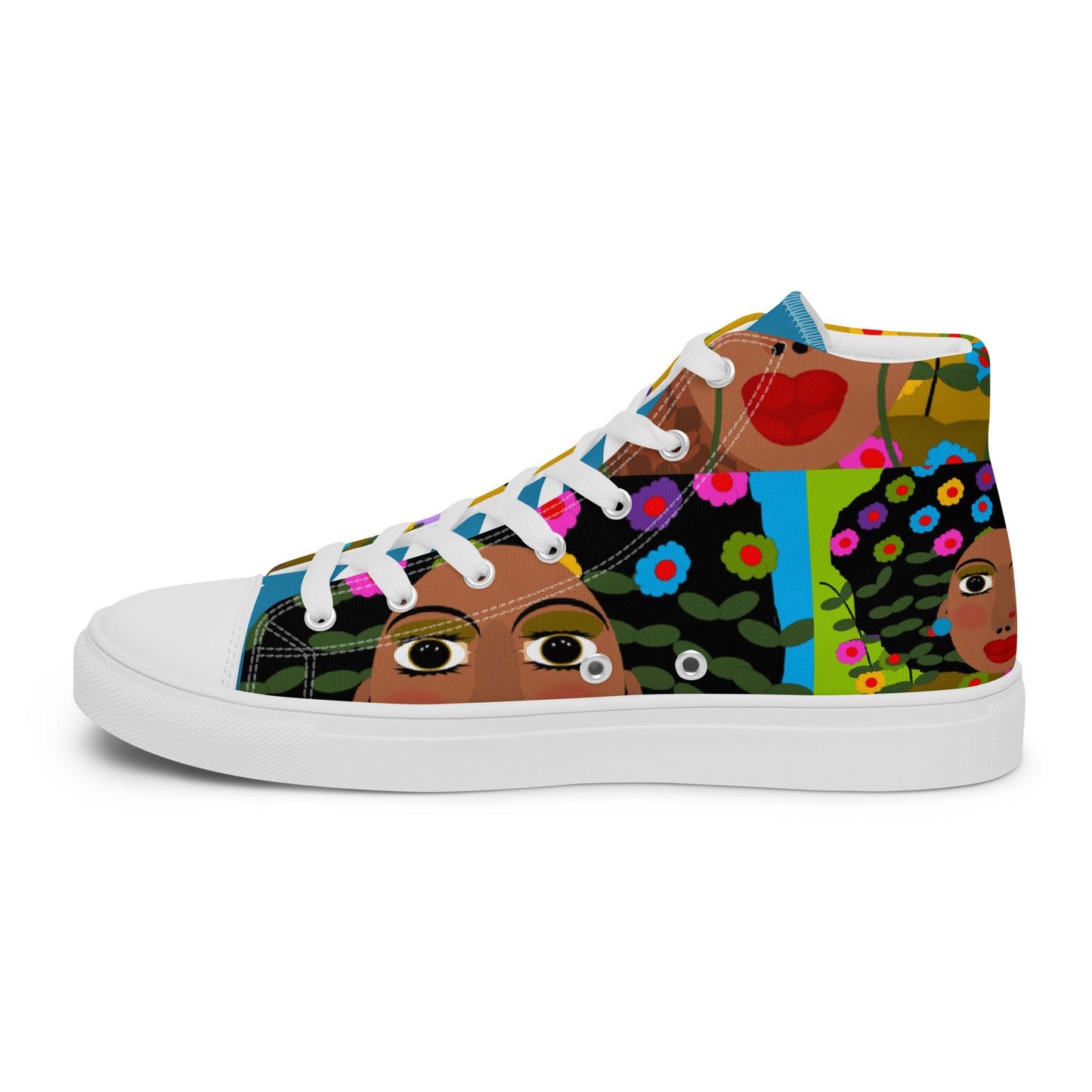 Women’s high top canvas shoes