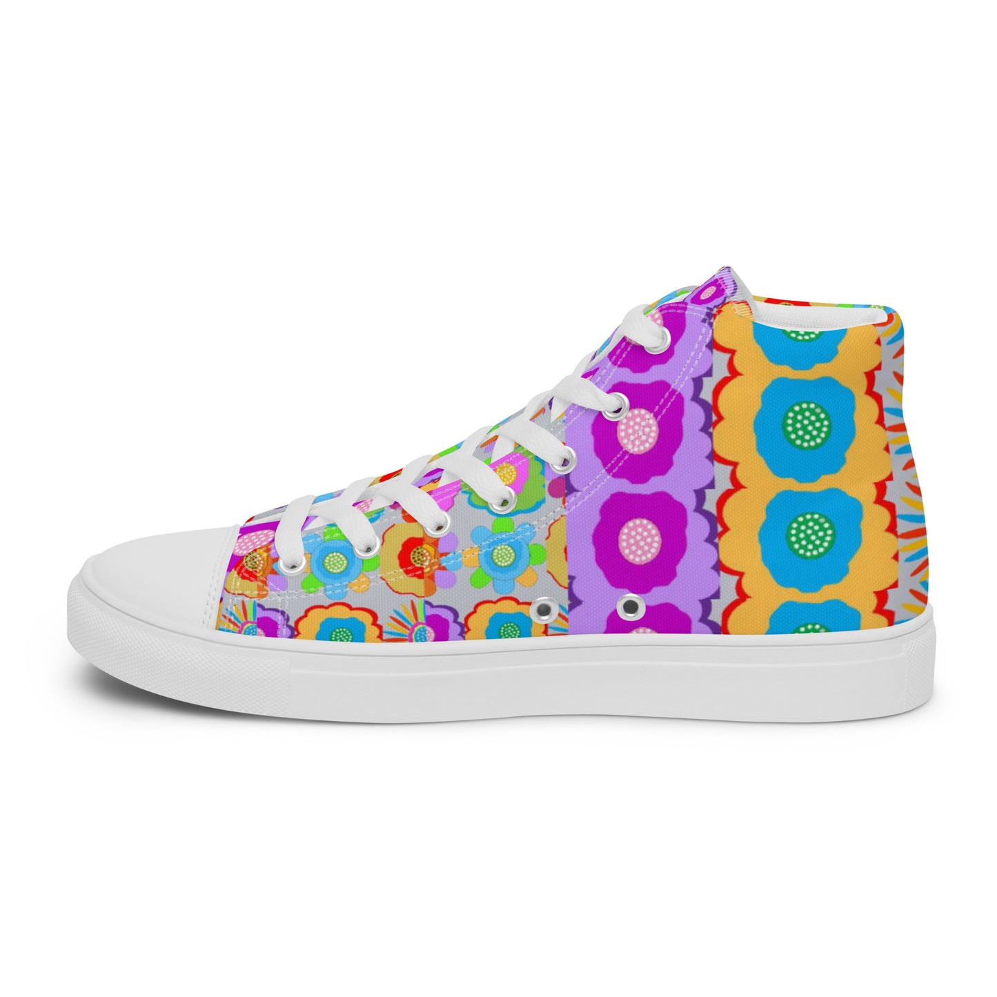 Women’s high top canvas shoes