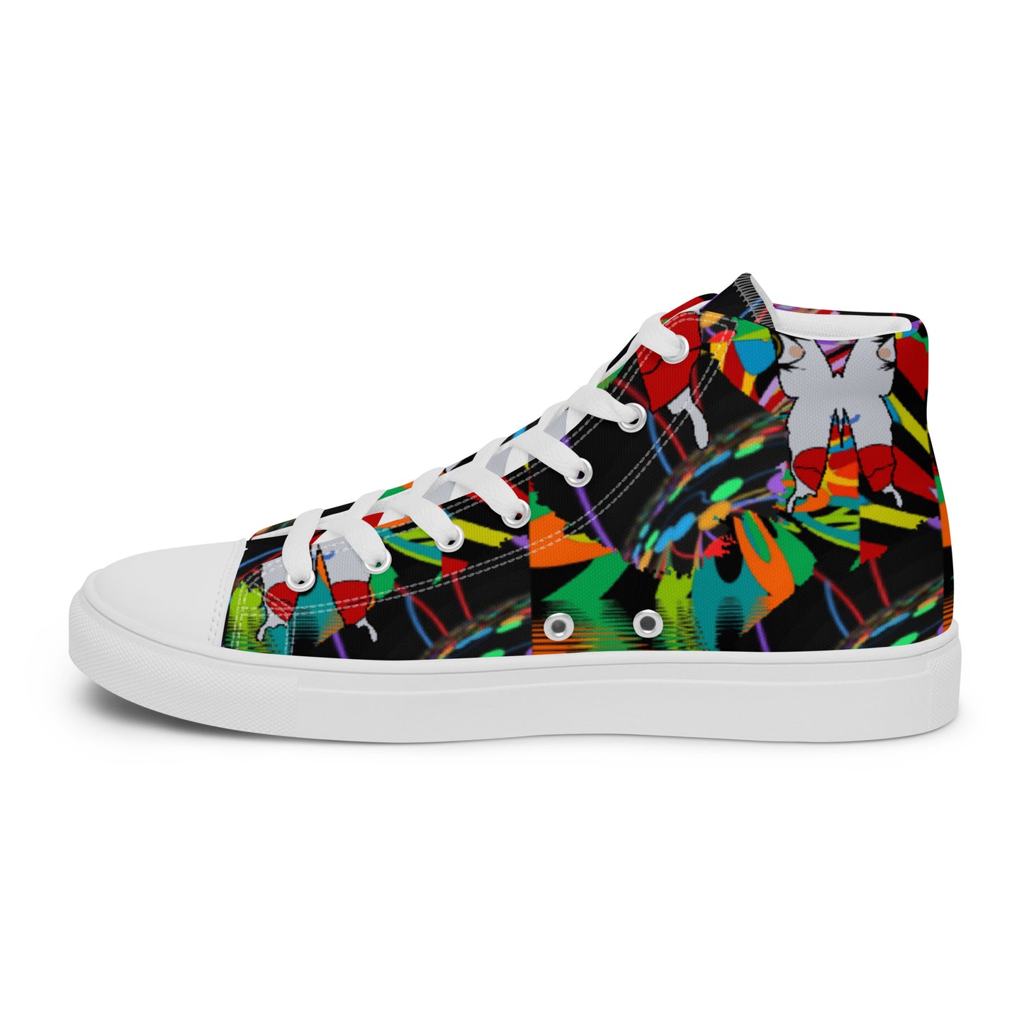 Women’s high top canvas shoes