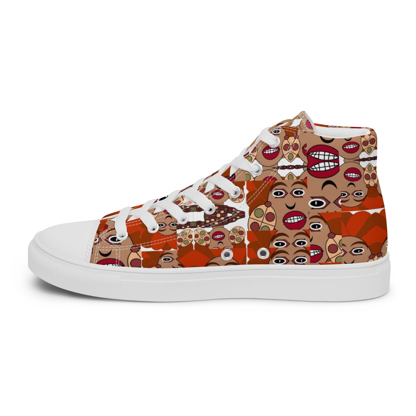 Women’s high top canvas shoes