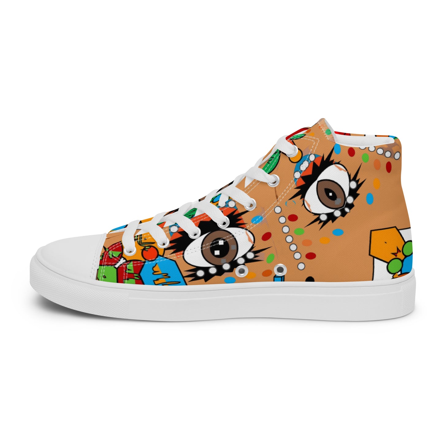 Women’s high top canvas shoes