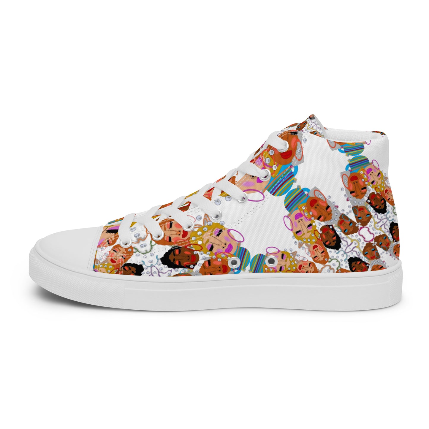 Women’s high top canvas shoes