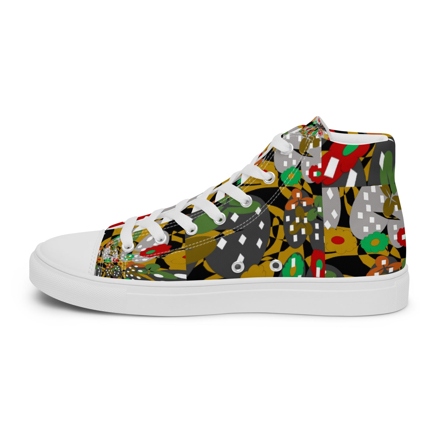 Women’s high top canvas shoes