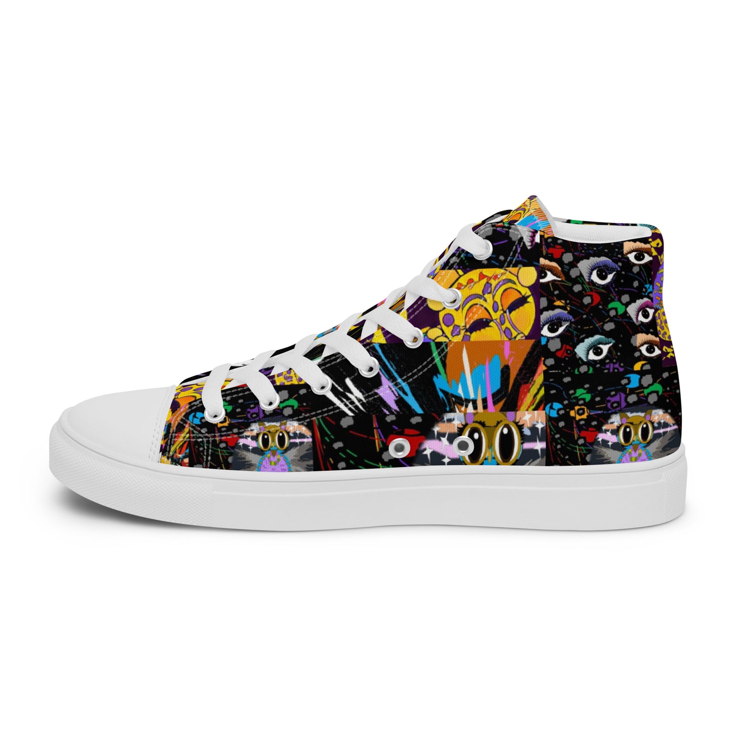 Women’s high top canvas shoes