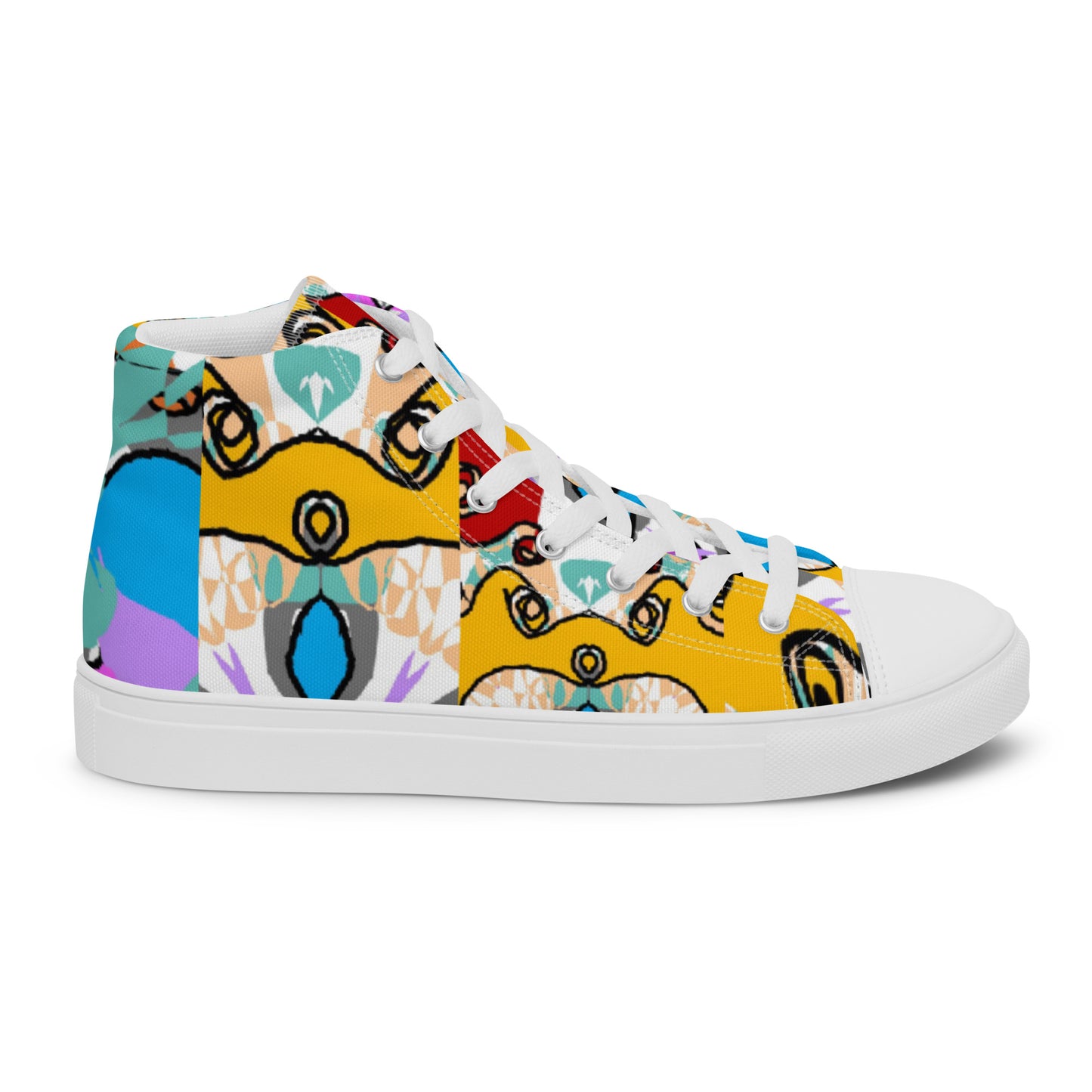 Women’s high top canvas shoes