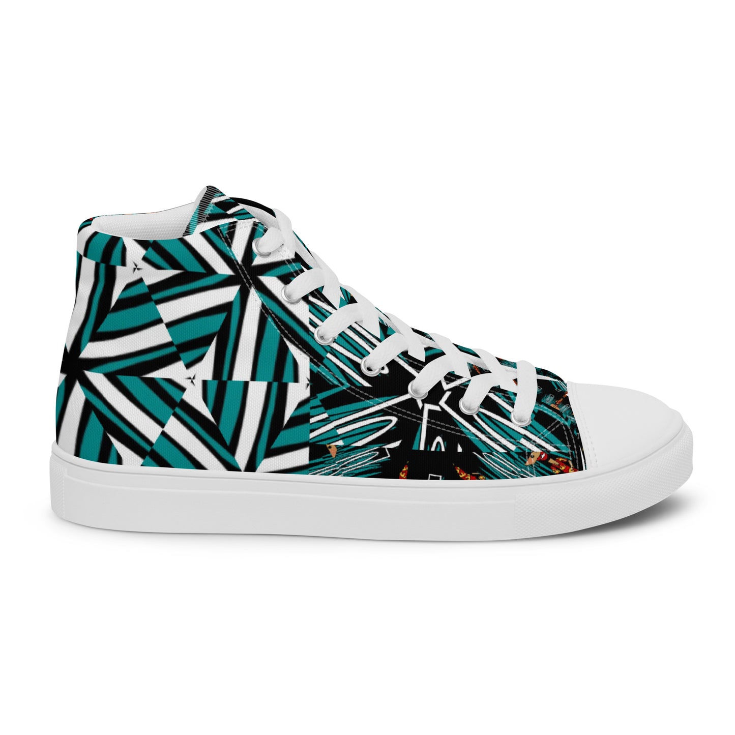 Women’s high top canvas shoes