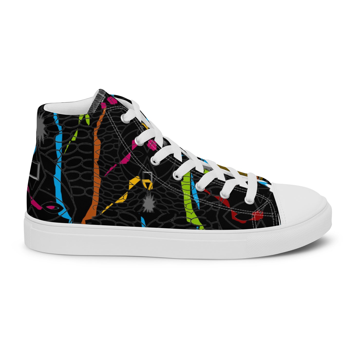 Women’s high top canvas shoes