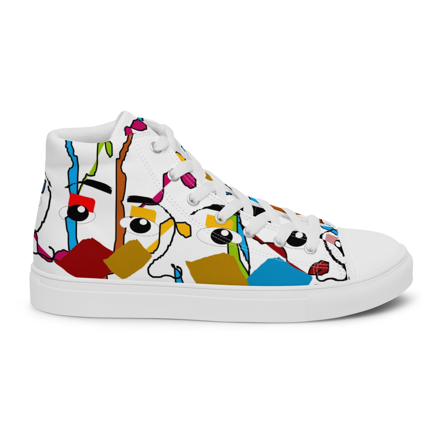 Women’s high top canvas shoes