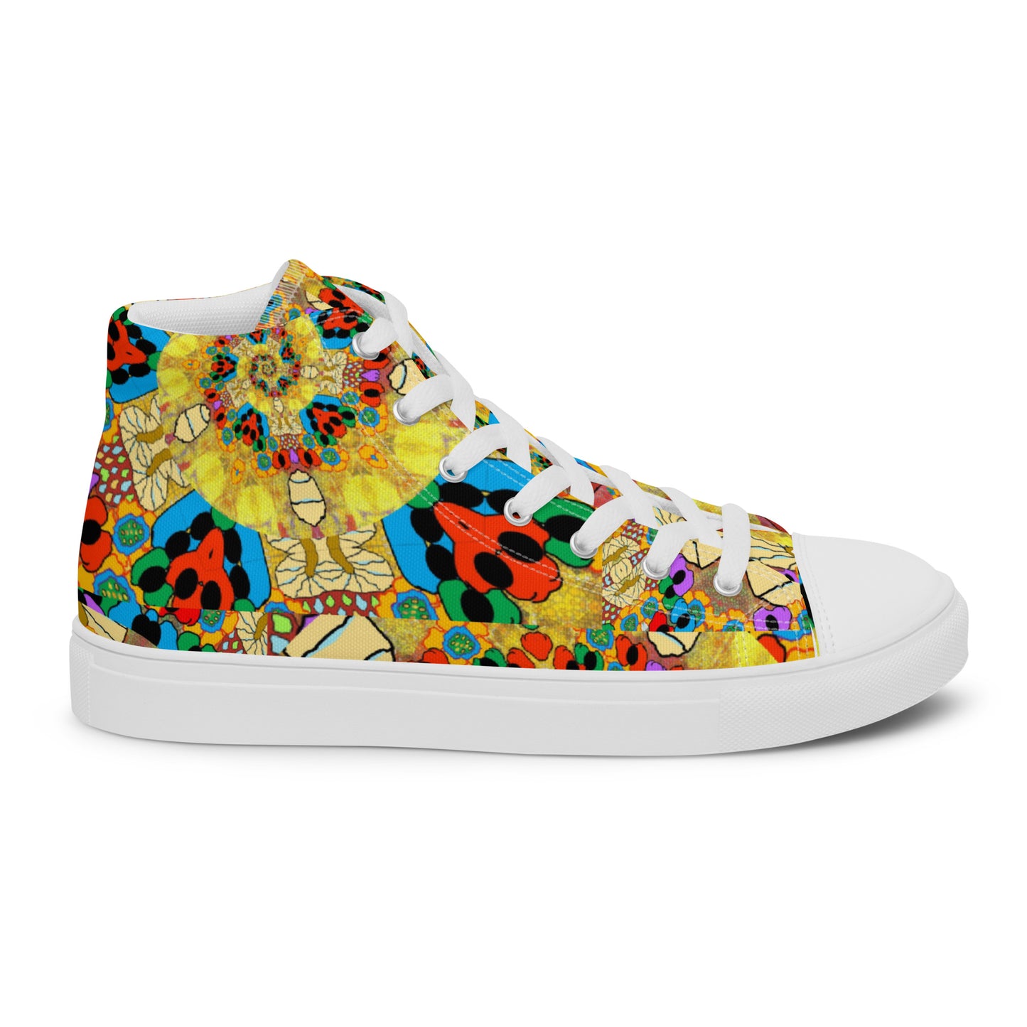 Women’s high top canvas shoes