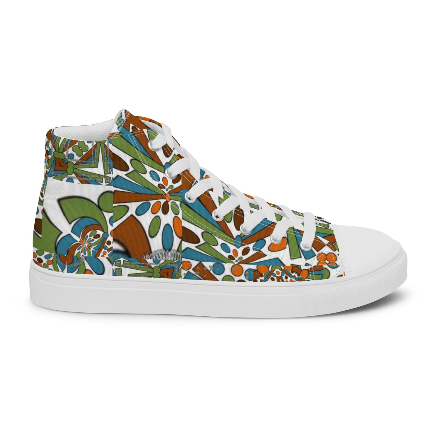 Women’s high top canvas shoes