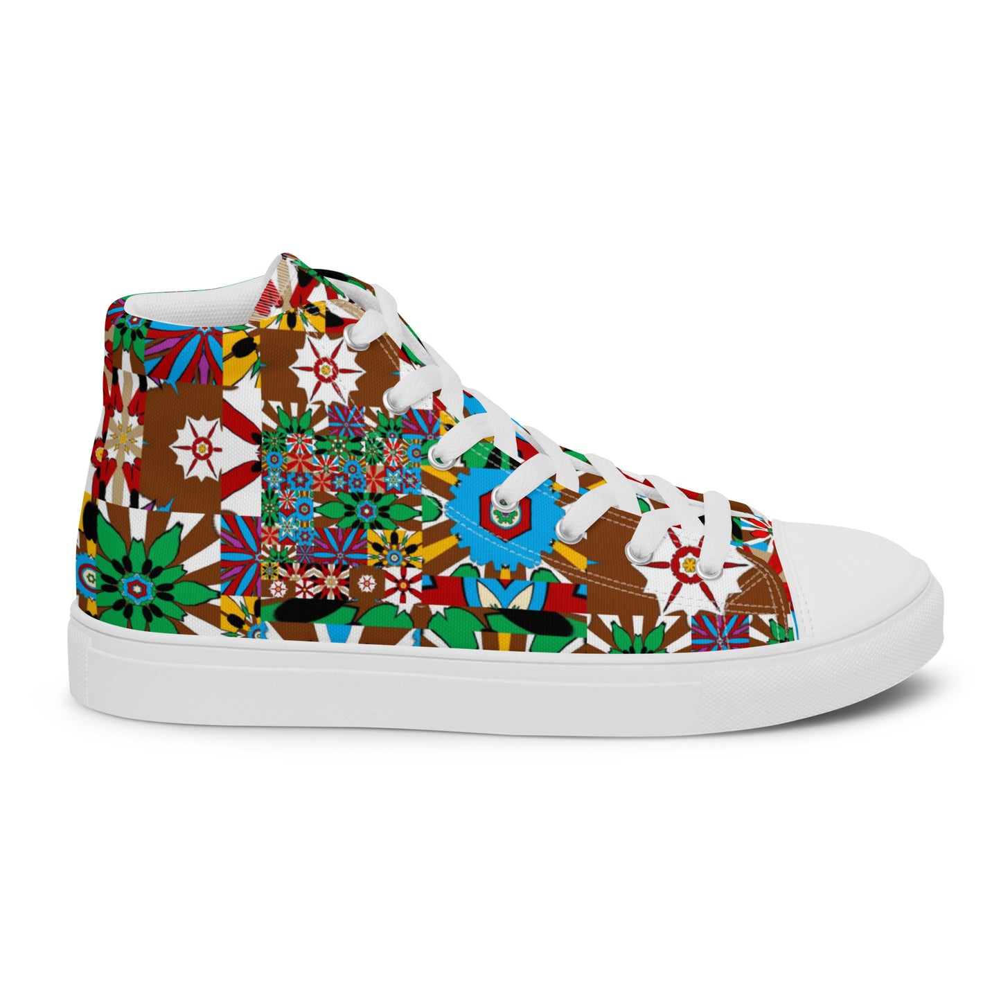 Women’s high top canvas shoes