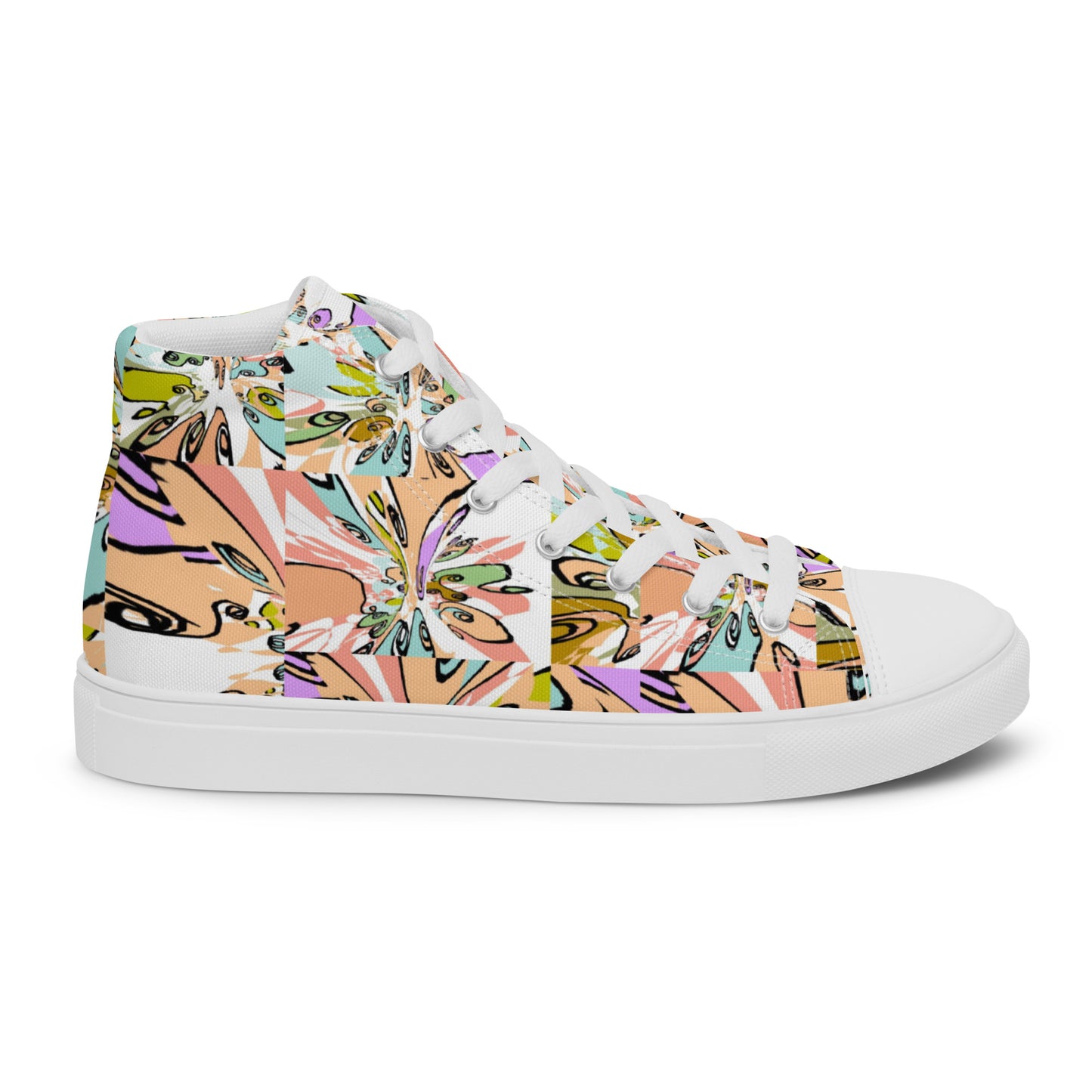 Women’s high top canvas shoes