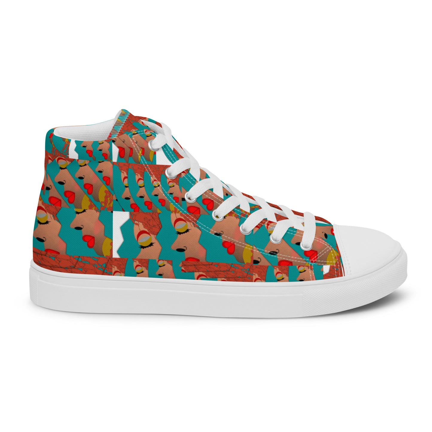 Women’s high top canvas shoes