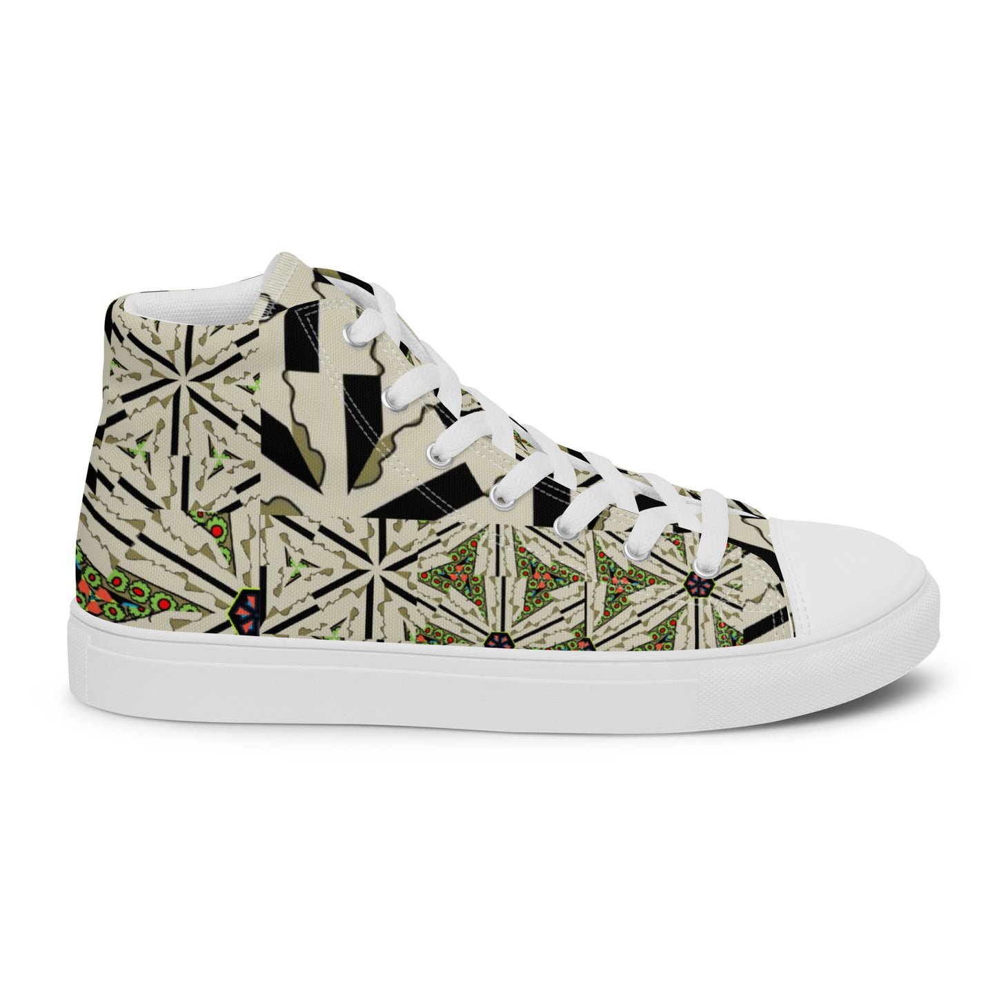 Women’s high top canvas shoes