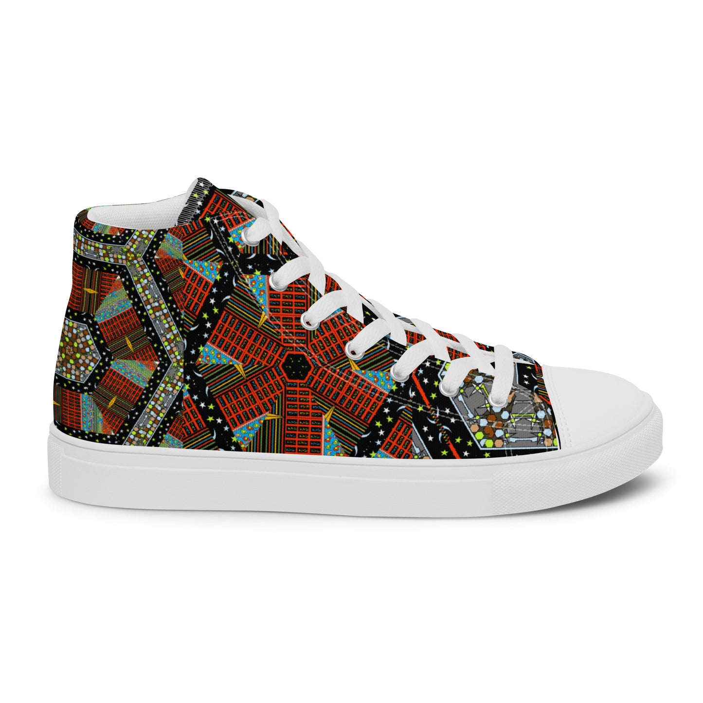 Women’s high top canvas shoes