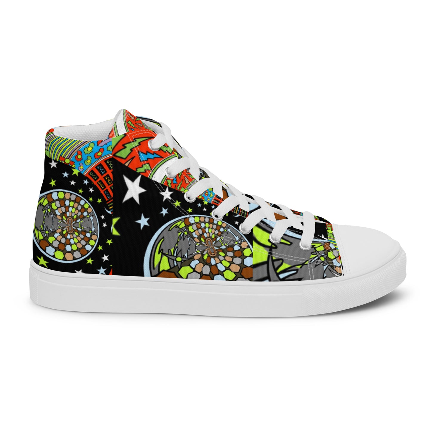 Women’s high top canvas shoes