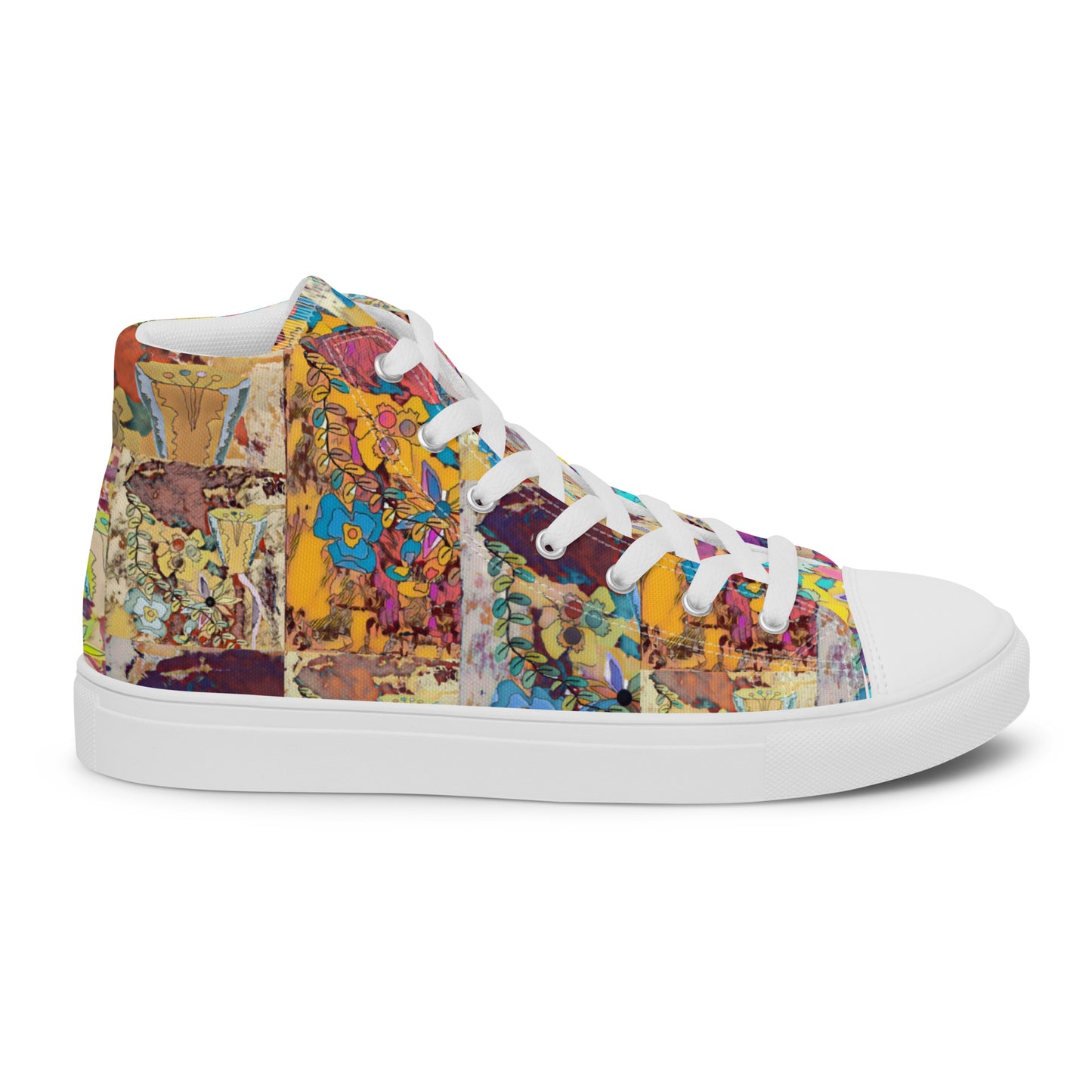 Women’s high top canvas shoes