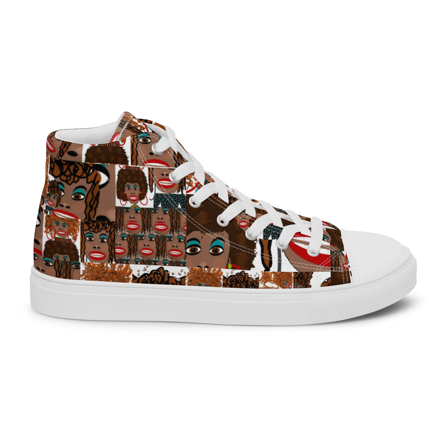 Women’s high top canvas shoes