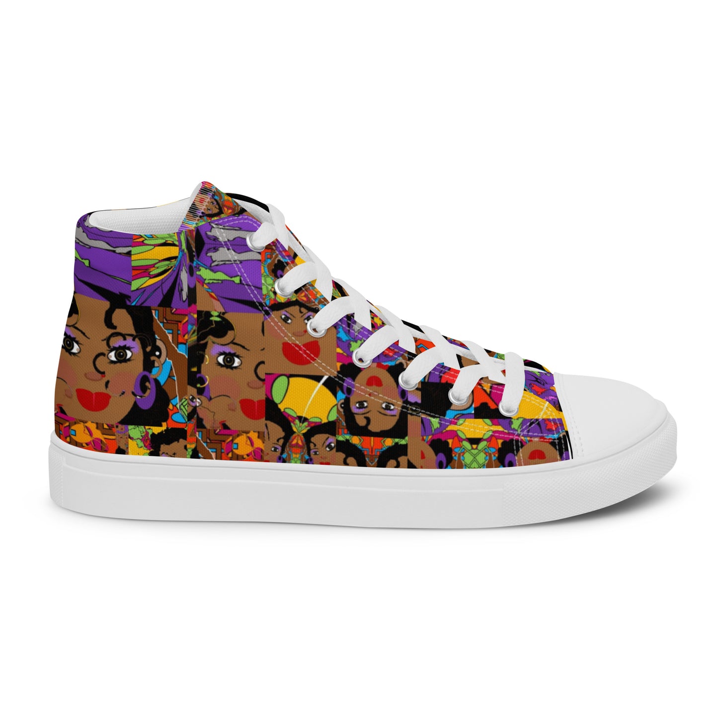 Women’s high top canvas shoes