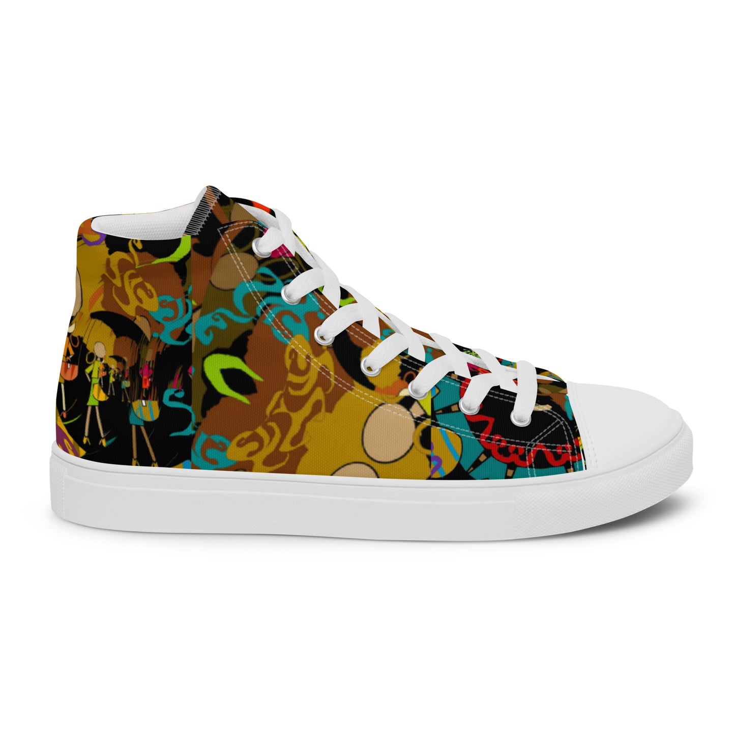 Women’s high top canvas shoes