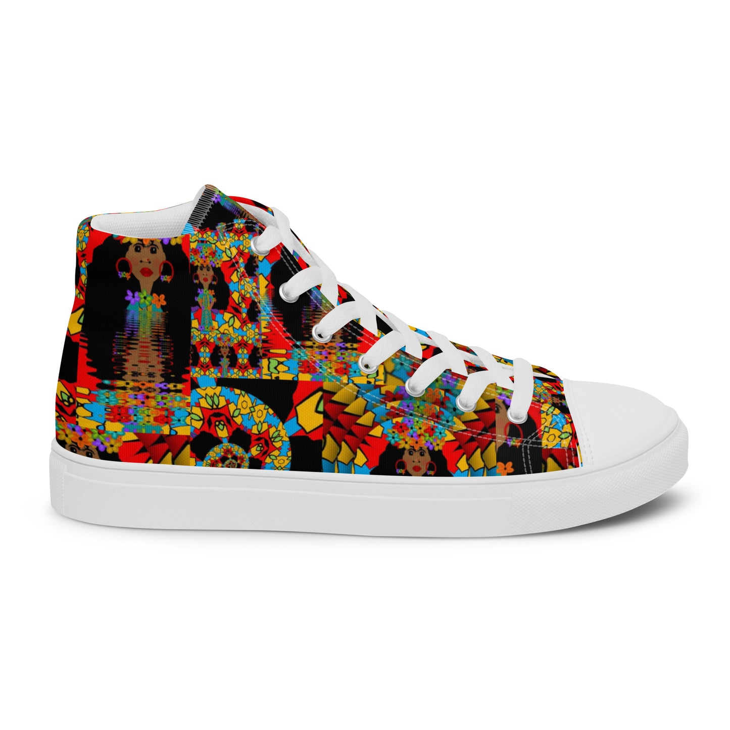 Women’s high top canvas shoes