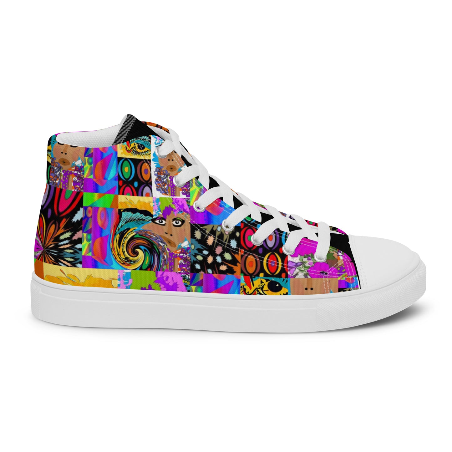 Women’s high top canvas shoes