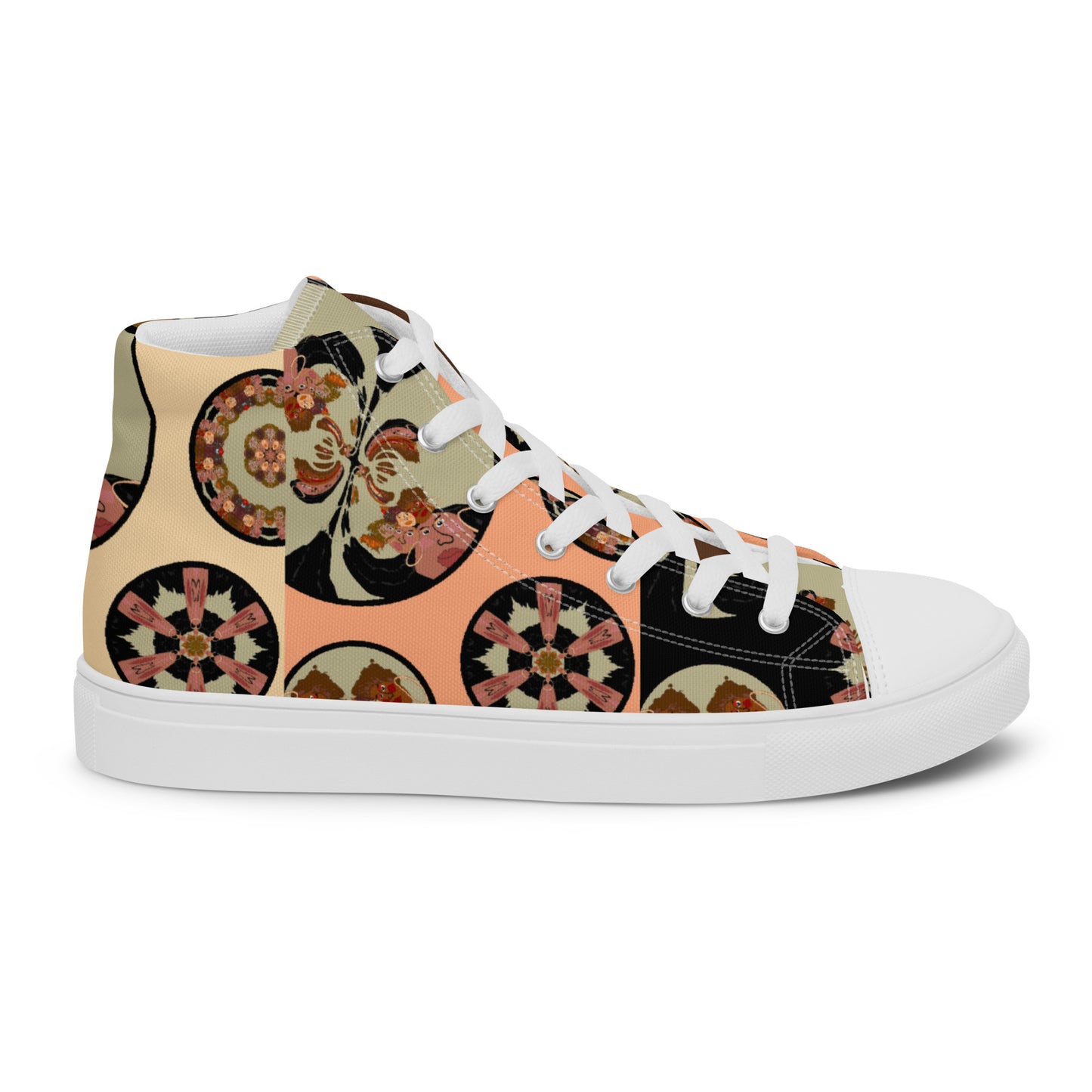 Women’s high top canvas shoes