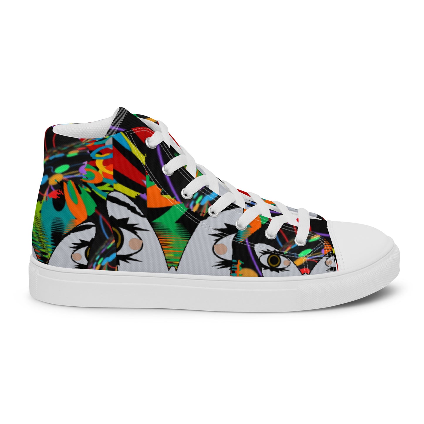 Women’s high top canvas shoes