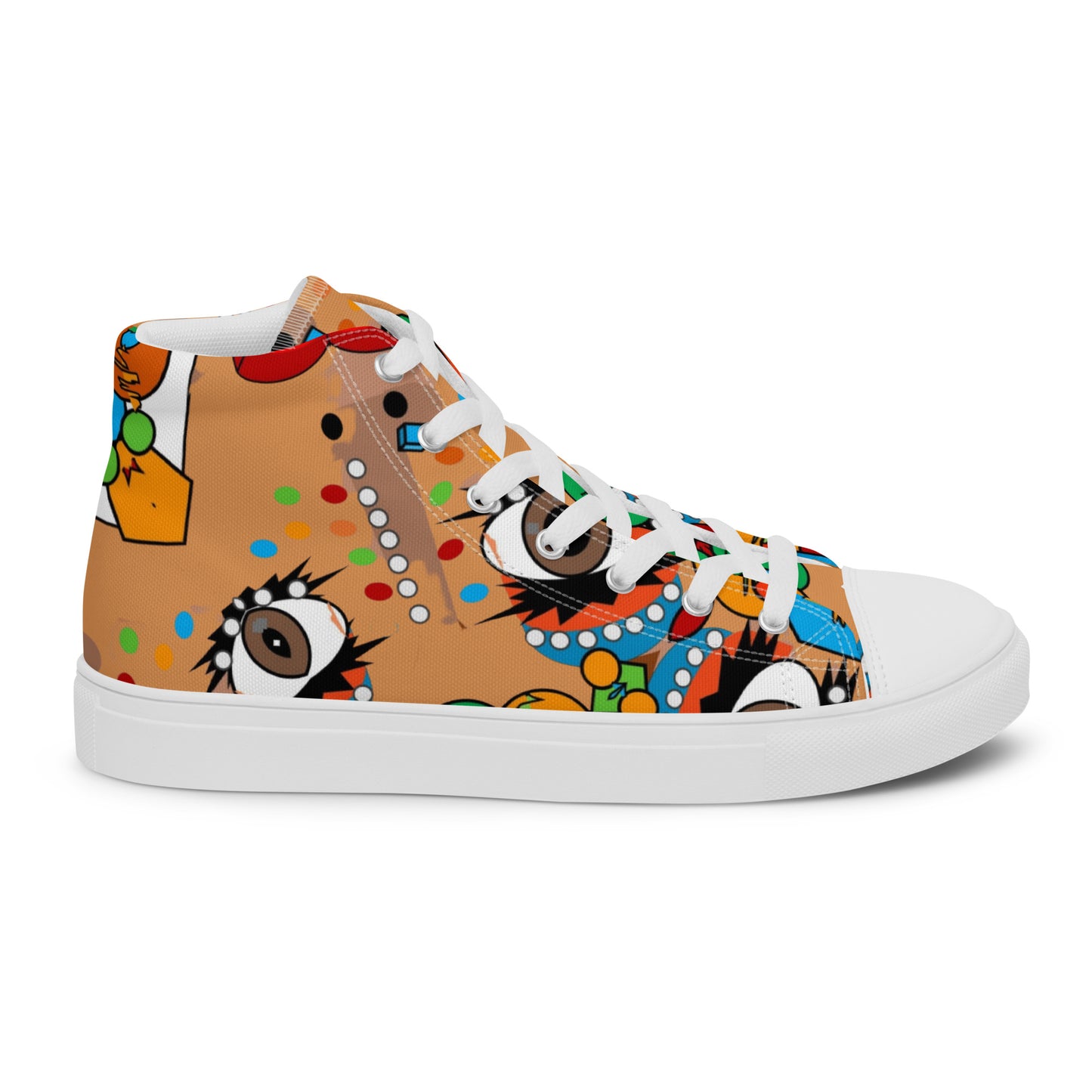 Women’s high top canvas shoes