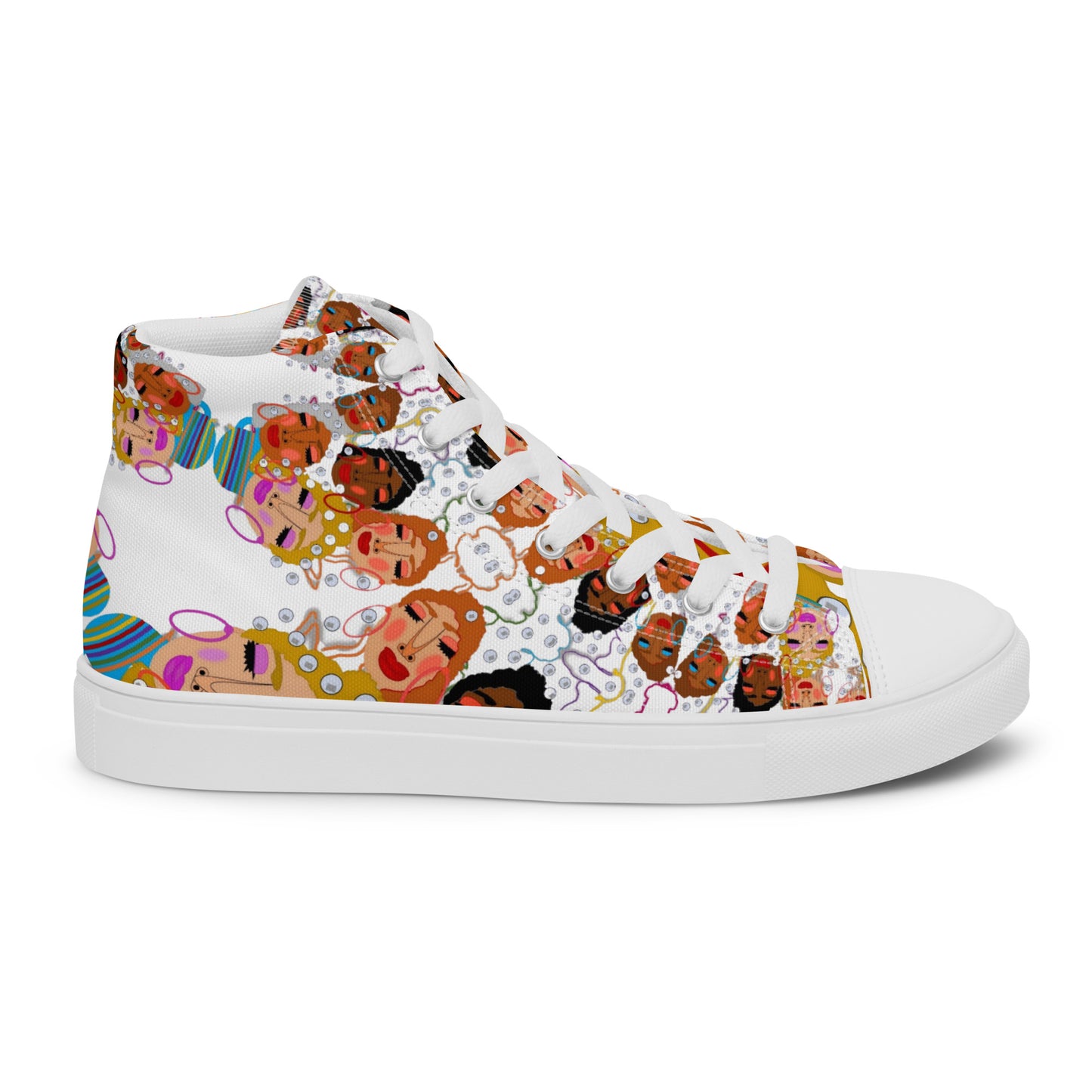 Women’s high top canvas shoes