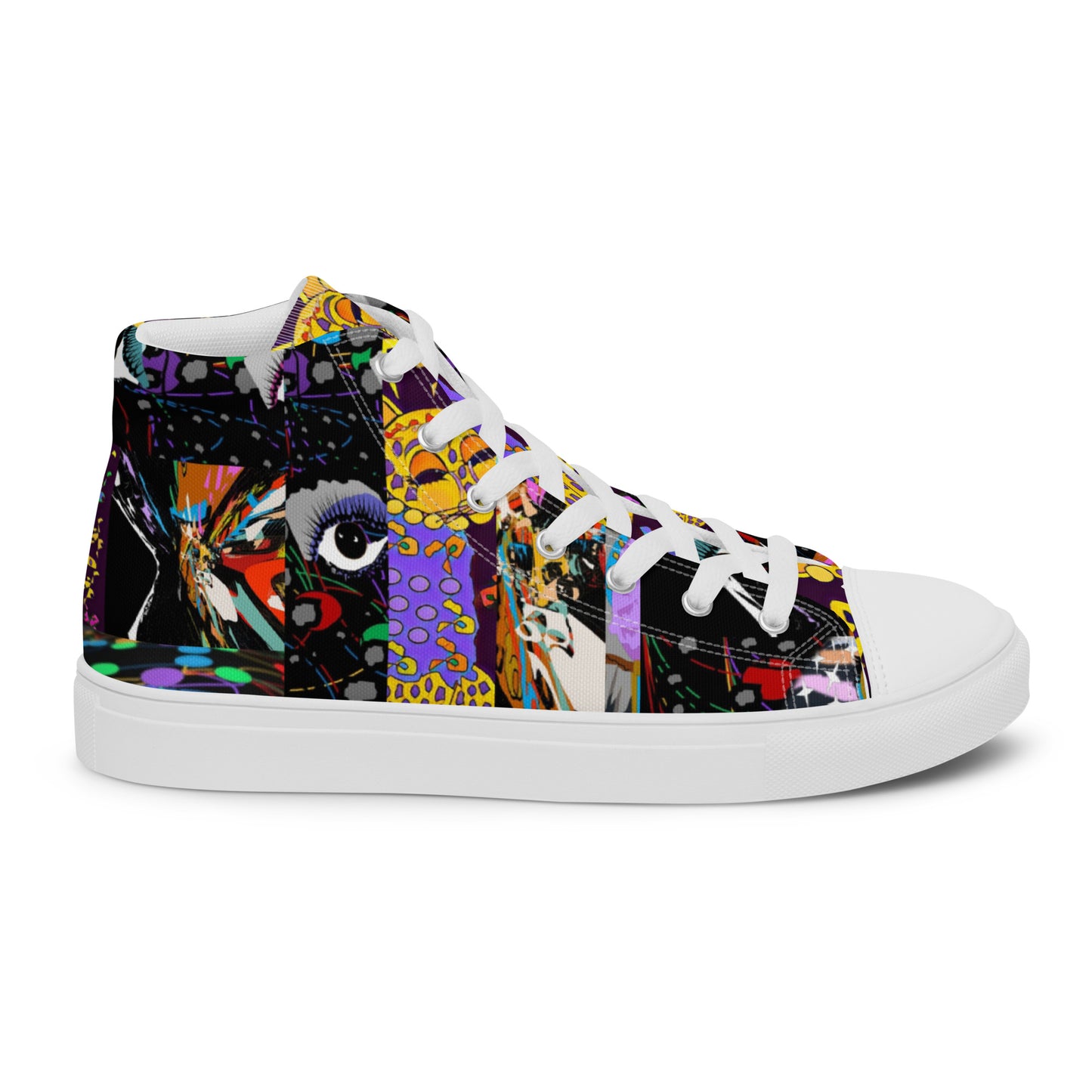 Women’s high top canvas shoes