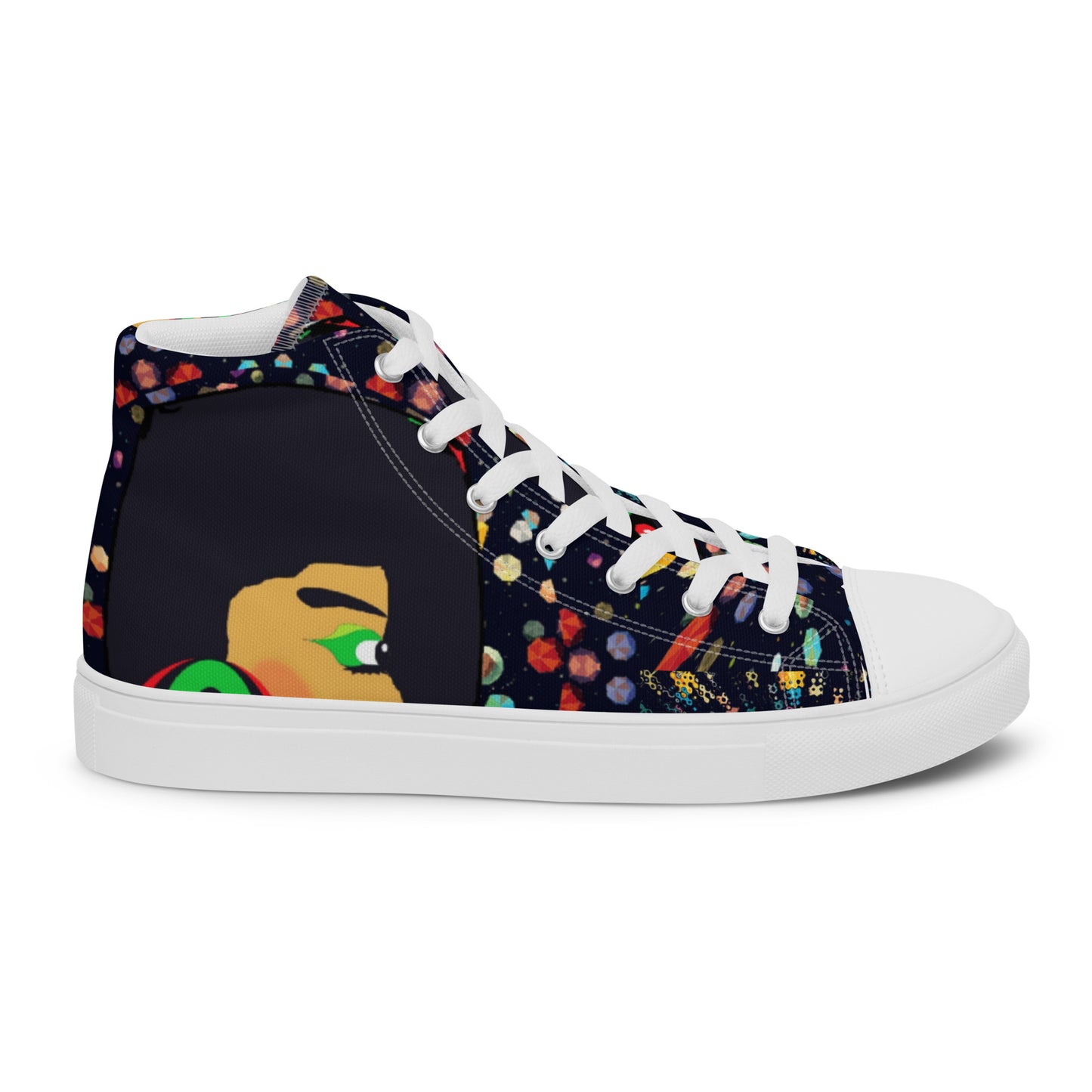 Women’s high top canvas shoes