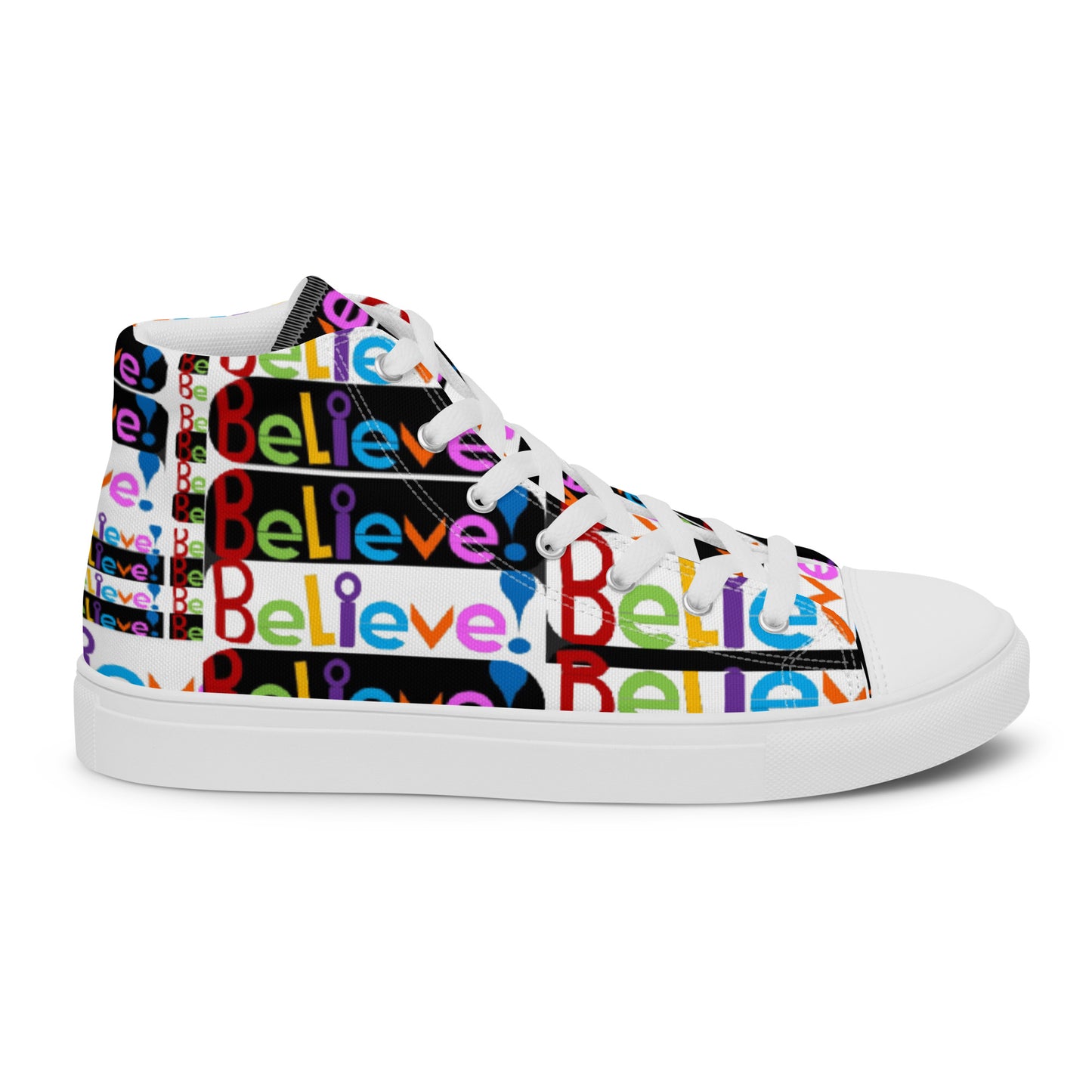 Women’s high top canvas shoes