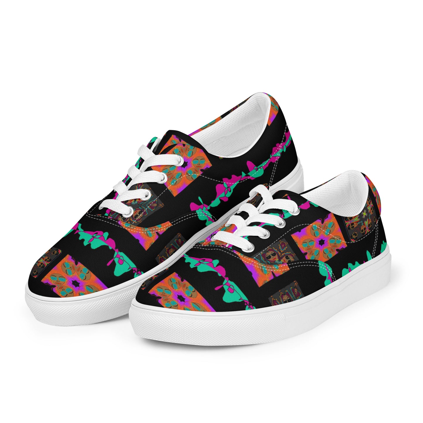 Women’s lace-up canvas shoesCP