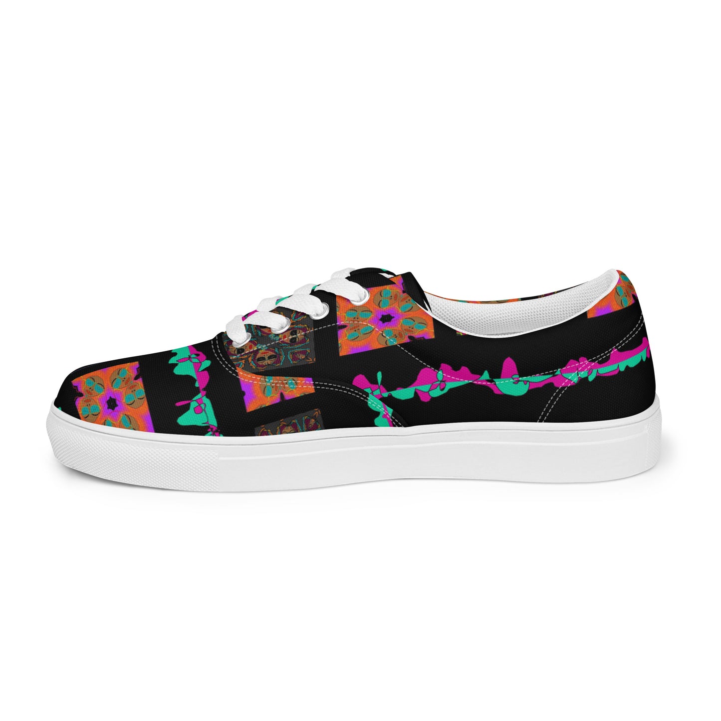 Women’s lace-up canvas shoesCP